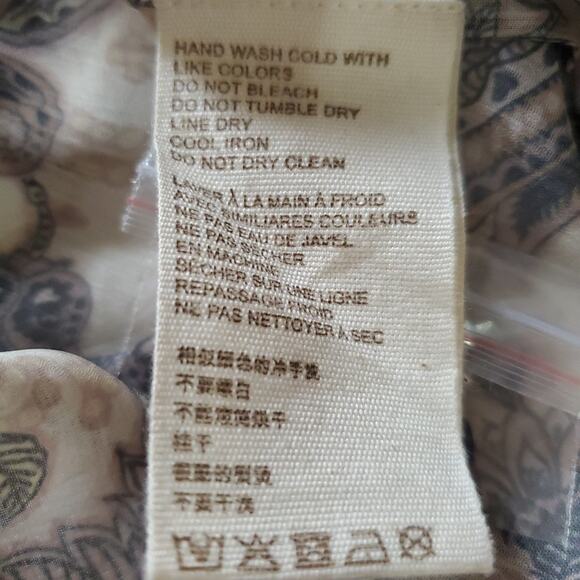 ANTHROPOLOGIE Long Jacket Dress FLORAL DUSTER Victorian Romantic Ruffles XL - Picture 11 of 11